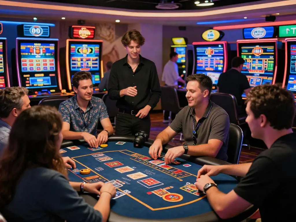 Experience the vibrant online casino environment at https://hitclub3.io/ with diverse players engaged in thrilling games.