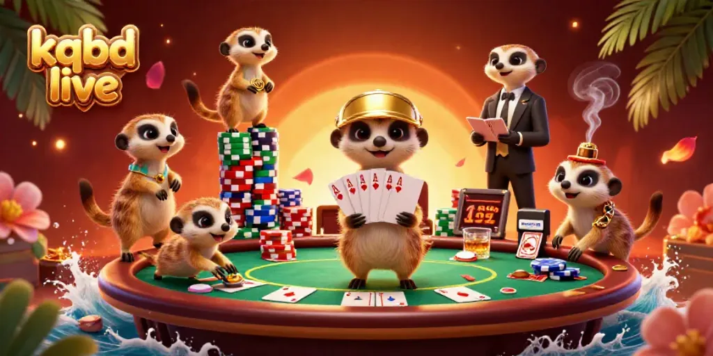 Engage with kqbd live as a colony of meerkats runs an exciting casino scene filled with dynamic game elements.
