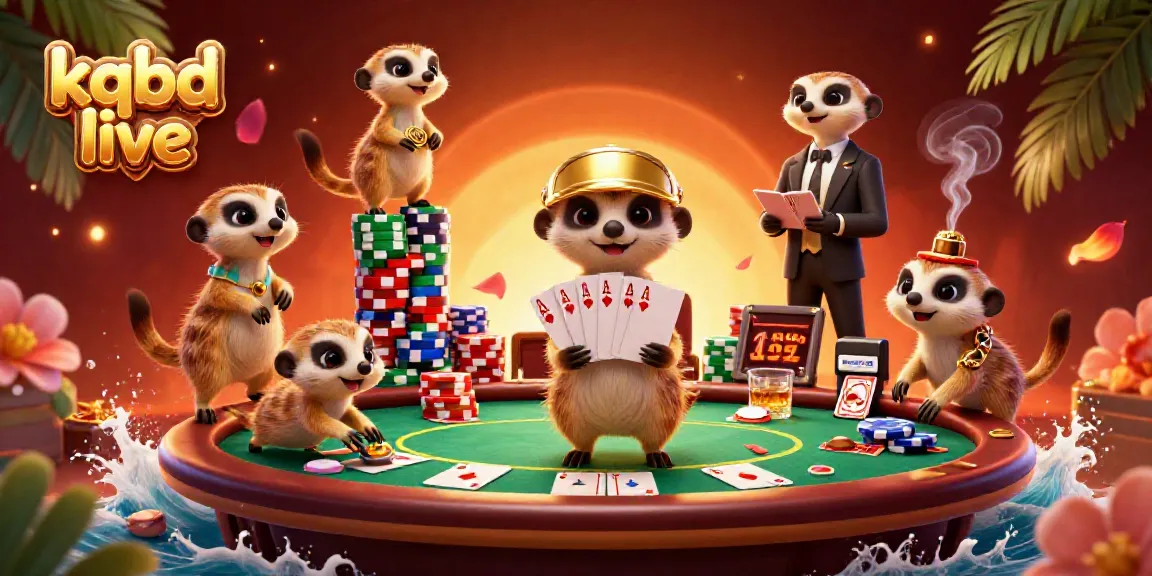 Engage with kqbd live as a colony of meerkats runs an exciting casino scene filled with dynamic game elements.