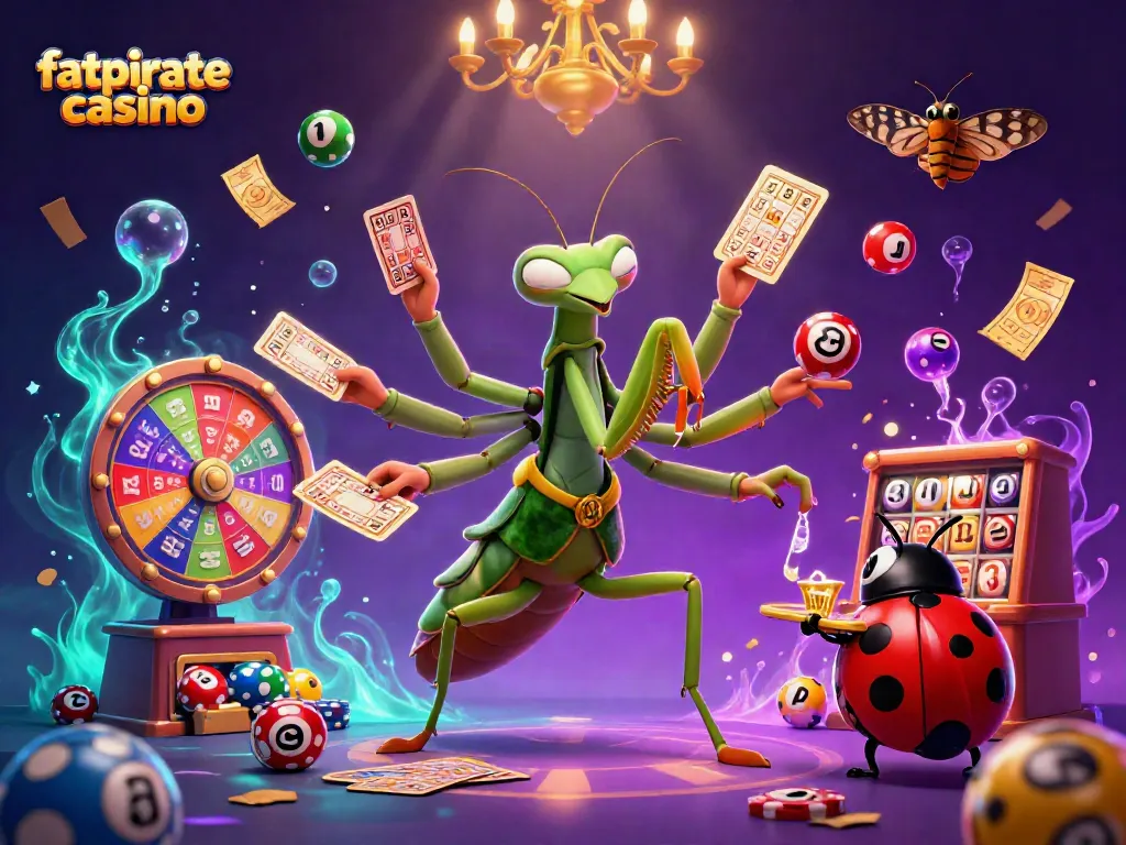 Experience thrilling gameplay at fatpirate casino with vibrant games and energetic casino characters.