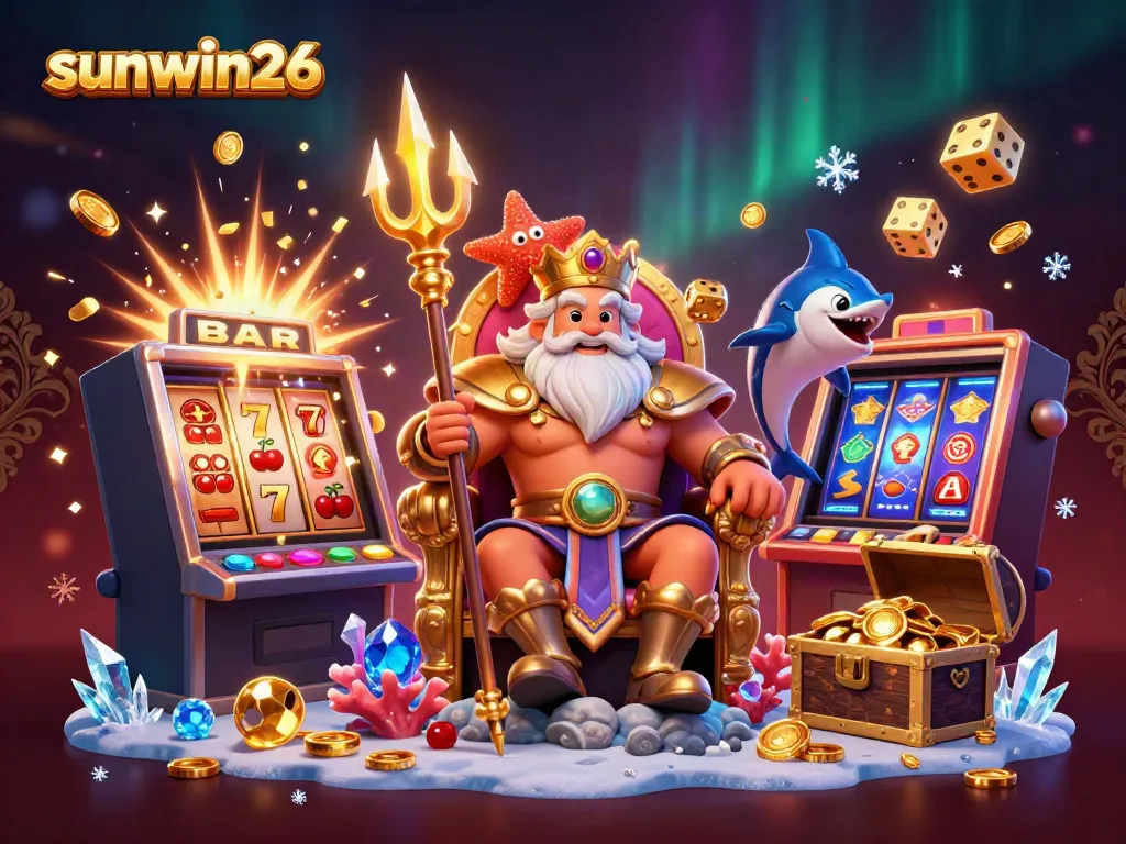 Experience the excitement of sunwin26 with vibrant casino elements and thrilling characters.